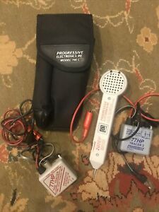 PROGRESSIVE ELECTRONICS MODEL 700C Tone &amp; Probe Kit with Carrying Case