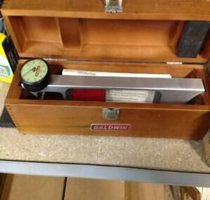 BALDWIN Packing Gage in Wooden Storage Case