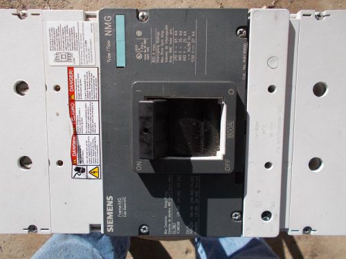 Siemens nmx3b800  3 pole 800 amp breaker 600 volt for sale