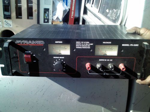 Pyramid ps52kx rack mount dc power supply 12-15 vdc - 40a for sale