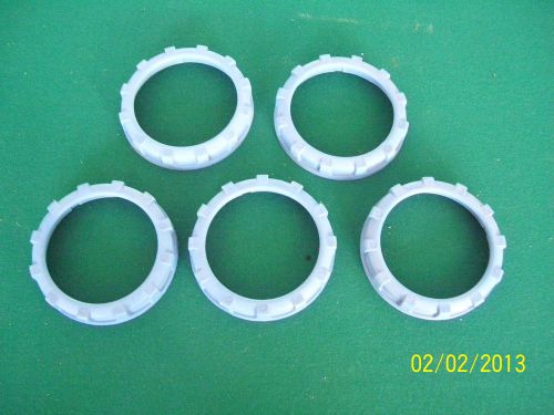 FIVE - NEW - 4&#034; HEAVY DUTY PLASTIC BUSHING - FIBER - #231