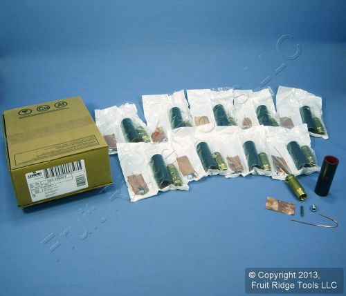 10 leviton black ect 12 series female cam connector plugs 315a 600v 12s26-e for sale