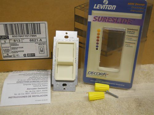 {15} Leviton SureSlide Incandescent Slide Dimmers 6621-