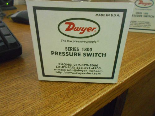 NEW DWYER PRESSURE SWITCH 1823-1