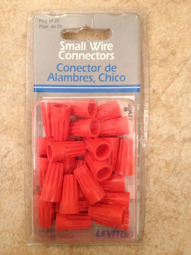 Lot of 15 pkgs, Leviton #12774 Small Wire Connectors Pkg/25