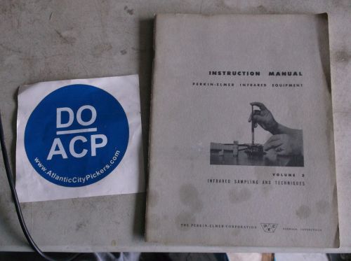 PERKIN-ELMER INFRARED EQUIPMENT INSTRUCTION MANUAL VOLUME 2