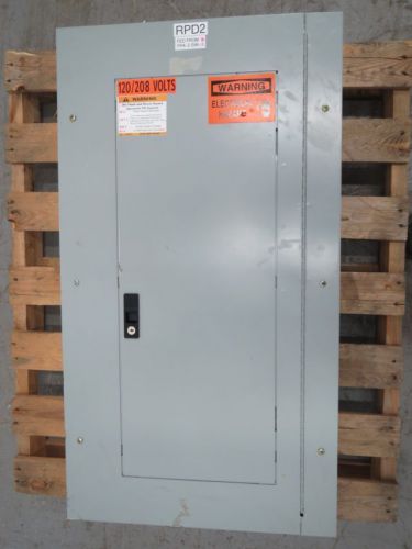 GENERAL ELECTRIC AQF3421CTX 35 BREAKER INTERIOR PANELBOARD 125A 208V-AC B243312