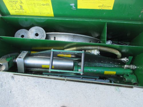 GREENLEE 883  BENDER 1 1/4 TO 3 inch RIGID PIPE BENDER GREAT SHAPE