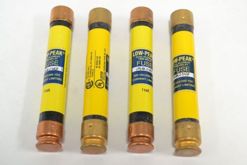 Lot 4 new bussmann lps-rk-2-1/4sp 600/300v-ac/dc current limiting fuse b285019 for sale