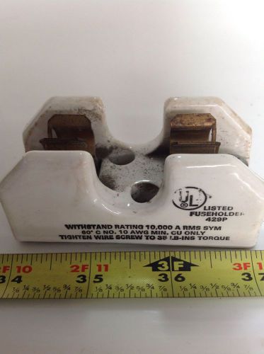 CERAMIC FUSE HOLDER LOT OF 2  429P