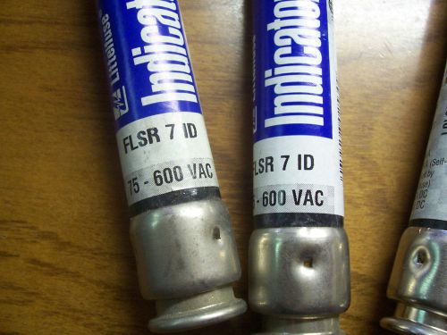 LOT OF 3  LITTLEFUSE FLSR 7 ID  FUSE  NEW   Class RK5