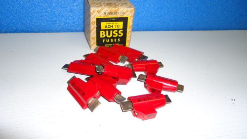 BUSS FUSES AIRCRAFT ACF 10 MS28937-10 -10 PCS BUSSMAN  FREE SHIPPING