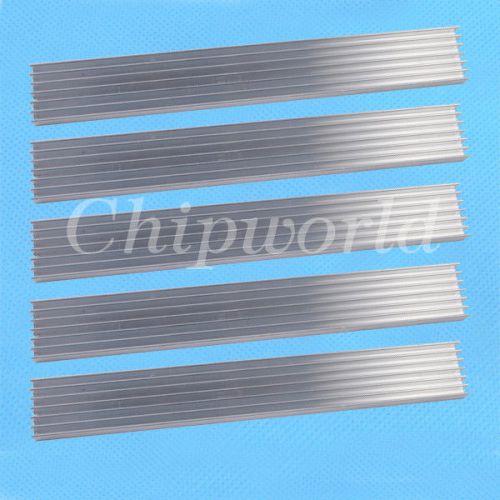 5PCS Heat Sink Silver-White 150x20x6mm LED Heat Sink Aluminum 150*20*6MM