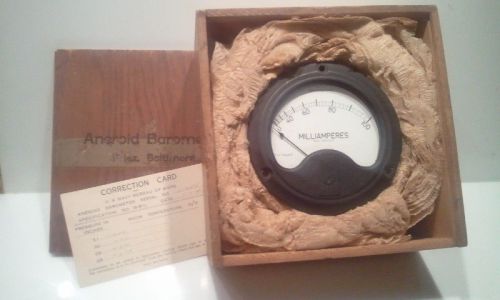 VINTAGE WESTINGHOUSE U.S. NAVY 0-100 PERCENT MODULATION 3 1/2&#034; PANEL METER