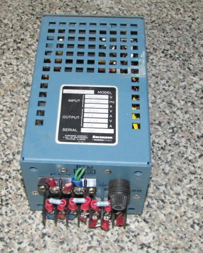 Sorensen power supply  model ptm 12-10 - 11-13v 1.0a for sale