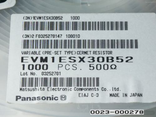 60-pcs resistor for general electronic equipment evm-1esx30b52 1esx30b52 for sale