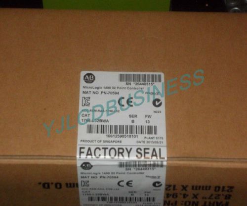 New Allen Bradley 1766-L32BWA MicroLogix 1400 Controller in bo90 days warranty