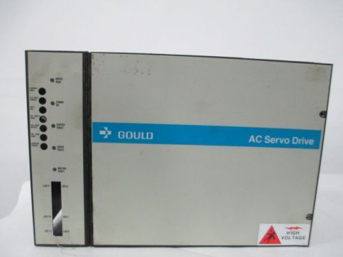 GOULD A338-03 AC SERVO DRIVE CONTROLLER 120/240V-AC 60A AMP 240W D253656