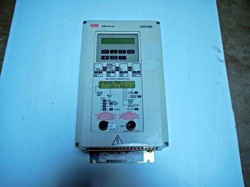 ABB ACH501 5 HP Variable Frequency Drive 440-500 VAC 0-500 Hz