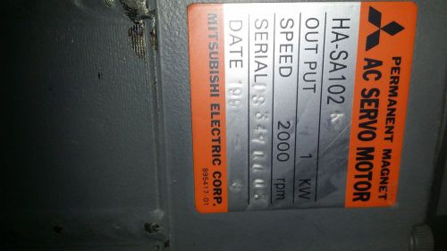 MITSUBISHI SERVO  MOTOR  HA-SA102K  HA-SA-102  `NICE``