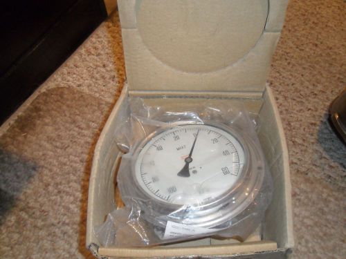 Vacuum gauge liquid filled bourdon sedeme 6&#034; face -100 to +60 kpa new mix7 for sale