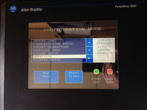 Allen Bradley  PANELVIEW 1000 2711-T10C8L1 SER C REV C FRN 4.20  **READ**