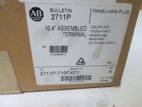 ALLEN BRADLEY  2711P-T10C4D1 OPERATOR INTERFACE *NEW IN A BOX*