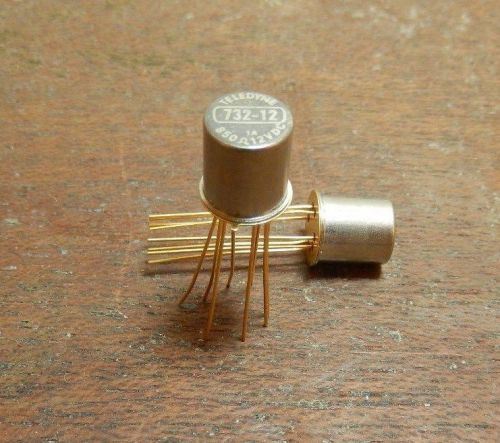 Qty.2 teleydne gold lead relay 1a, 850ohms, 12v dc 732-12 for sale