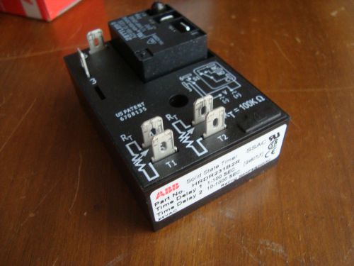 NEW lot of 3 ABB SSAC SOLID STATE TIMER 240VDC 30AMP HRDR231B2R G4607LF G2906