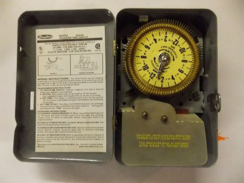 dayton 2E026 program timmer  24 hour 120 volt motor 20 amp contacs