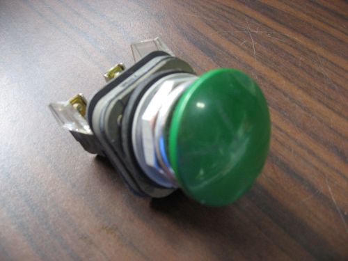 Allen Bradley 800T-D Green Momentary Mushroom Head Push Button 1 N.C. Contact