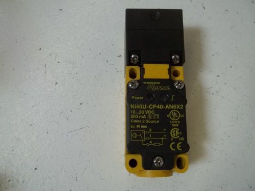 TURCK NI40U-CP40-AN6X2 PROXIMITY SWITCH *USED*