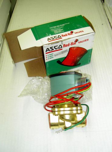 ASCO 8210G73 BRASS 3/8&#034; NC SOLENOID VALVE, 120/60V