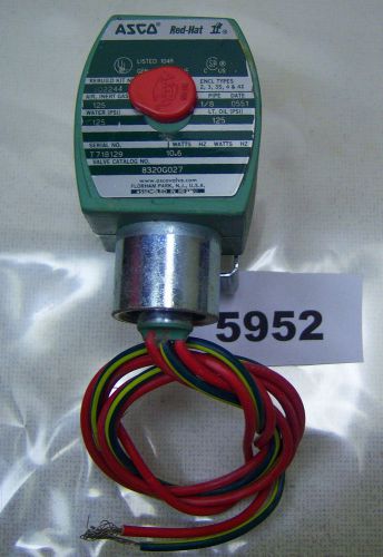 (5952) Asco Valve 8320G027 1/8&#034; 125 Psi 10.6 Watts