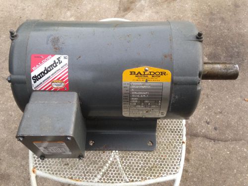 BALDOR M3212T - 5 HP ELECTRIC MOTOR 3450 RPM 182T ODP 208-230/460 V