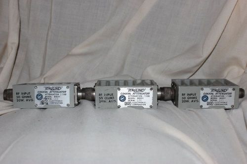 Tenuline Coaxial Attenuator Model B8311 10 db 10 db 20 db 20 Watt