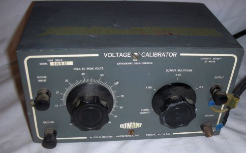 VOLTAGE CALIBRATOR DUMONT 1960s TYPE:264-B WORKING TEST-EQUIPMENT GOOD-CONDITION