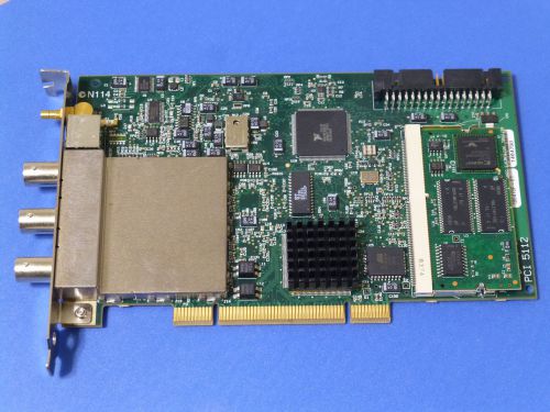 National Instruments PCI-5112 Digitizer Card, NI DAQ Scope, 100MHz 100MS/sec