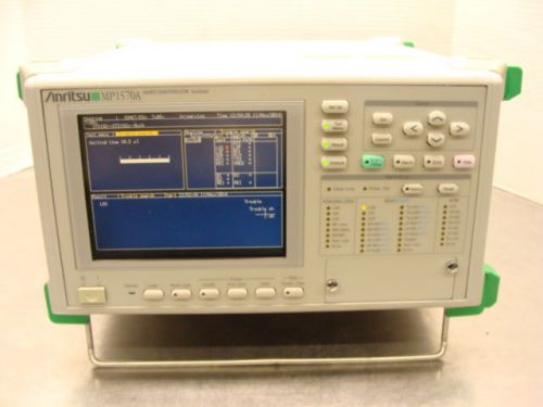 Anritsu MP1570A SONET / SDH / PDH / ATM Analyzer W/ Opt 02, 10, 11 &amp; Cards! NICE