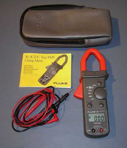 Fluke 36 ac/dc clamp multimeter unused, free shipping for sale