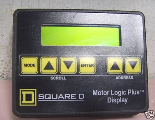 SQUARE D MOTOR LOGIC PLUS DISPLAY SERIES A 28 VOLT MAX MLPD