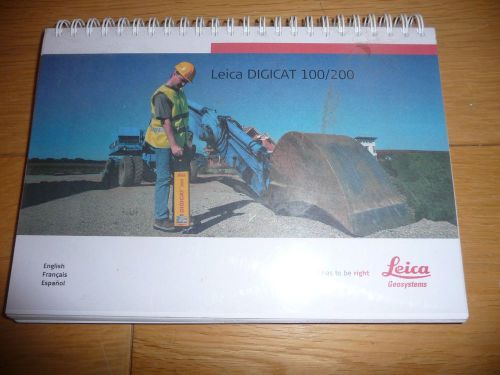 LEICA DIGICAT 100/200 USER MANUAL