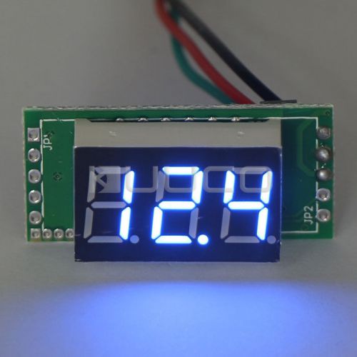 Digital panel meter dc 0-100v voltmeter blue led digital voltmeter panel board for sale