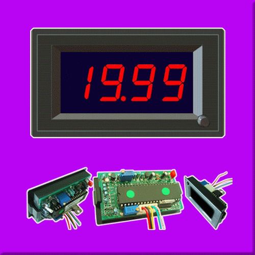 12V 20V 10A RED LED DIGITAL SOLAR PANEL CURRENT AMP METER AMMETER + VOLTMETER RV