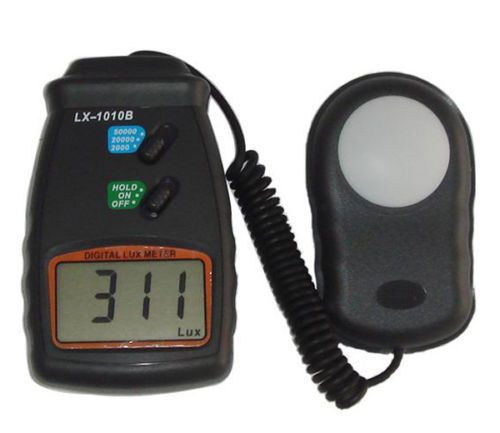 New 3 Range Digital LCD 50,000 Lux/Lumen Meter Photometer Luxmeter Light meter