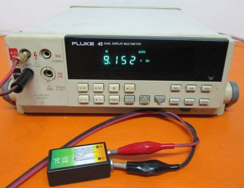 Fluke 45 fluke45 dual display digital multimeter for sale