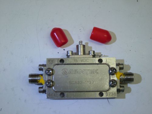 RF AMPLIFIER AVANTEK SCA92-1137 0.05 - 2GHz GAIN 31dB PO 16dBm SMA