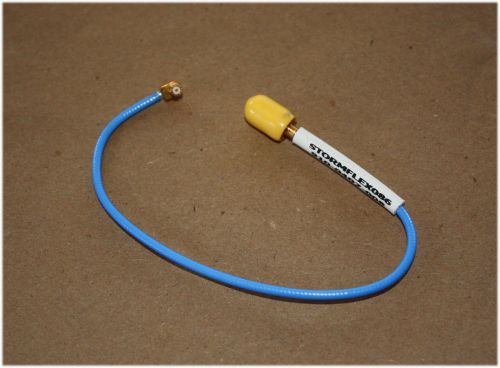 TELEDYNE STORMFLEX 086 BLUE COAX 910-047-008 SMA-F TO SMP-M RA             (CE1)