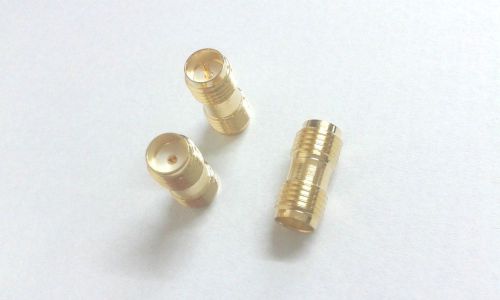 50 pcs gold SMA female jack to RP-SMA female plug RF coaxial adapter connectors