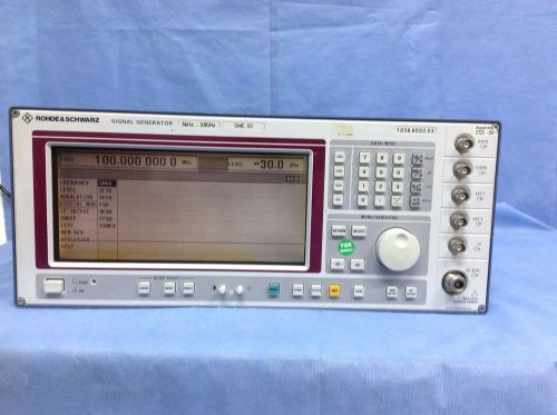 ROHDE &amp; SCHWARZ SME 03 SIGNAL GENERATOR,  OPTIONS  B2,B4, B5,B8, B11, B12